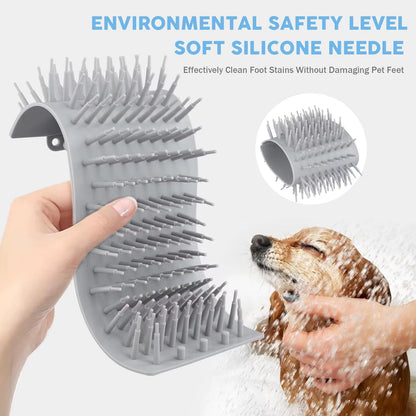 Pet Paw Cleaner 360° Full-Circle Automatic Pet Paw Cleaner Silicone Brush Head USB Rechargeable Pet Paw Cleaner Dogs Accessories